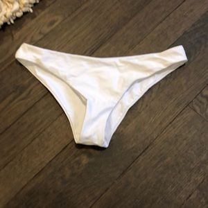 Zaful cheeky white bikini bottoms